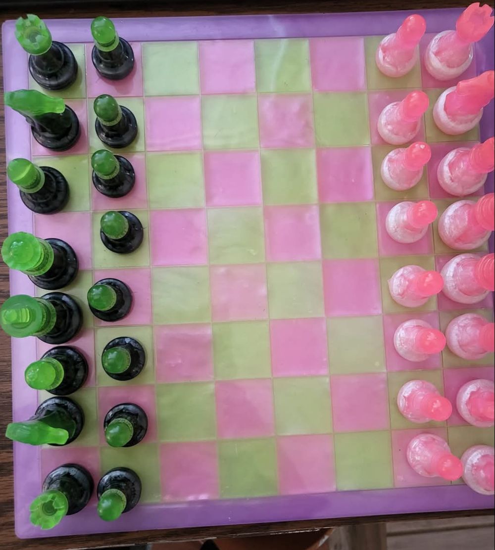 Wicked Glow Chess Set